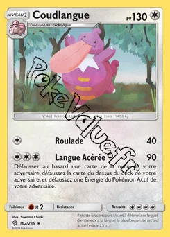 Carte Pokémon Coudlangue n°162 de la série Harmonie des Esprits
