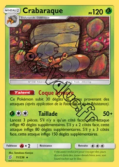 Carte Pokémon Crabaraque n°11 de la série Harmonie des Esprits