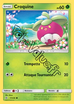 Carte Pokémon Croquine n°17 de la série Harmonie des Esprits