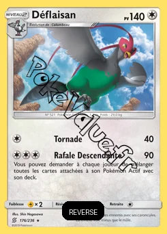 Carte Pokémon Déflaisan Reverse n°176 de la série Harmonie des Esprits