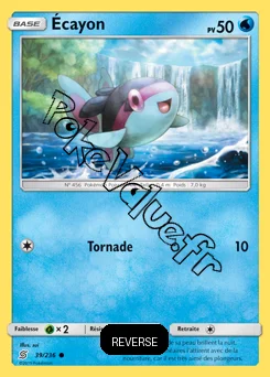 Carte Pokémon Écayon Reverse n°39 de la série Harmonie des Esprits
