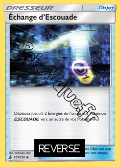 Carte Pokémon Échange d’Escouade Reverse n°209 de la série Harmonie des Esprits