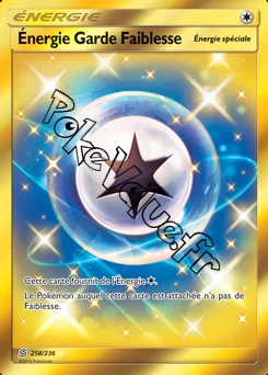Carte Pokémon Énergie Garde Faiblesse n°258 de la série Harmonie des Esprits
