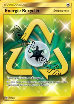 Carte Pokémon Énergie Recyclée n°257 de la série Harmonie des Esprits