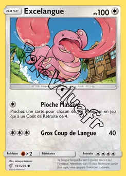 Carte Pokémon Excelangue n°161 de la série Harmonie des Esprits