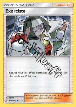 Carte Pokémon Exorciste n°190 de la série Harmonie des Esprits