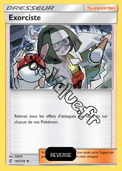 Carte Pokémon Exorciste Reverse n°190 de la série Harmonie des Esprits