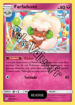 Carte Pokémon Farfaduvet Reverse n°144 de la série Harmonie des Esprits