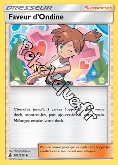 Carte Pokémon Faveur d’Ondine n°202 de la série Harmonie des Esprits