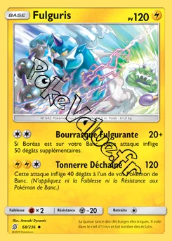 Carte Pokémon Fulguris n°68 de la série Harmonie des Esprits