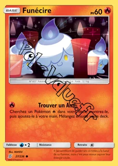 Carte Pokémon Funécire n°27 de la série Harmonie des Esprits