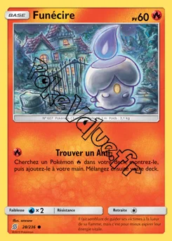 Carte Pokémon Funécire n°28 de la série Harmonie des Esprits