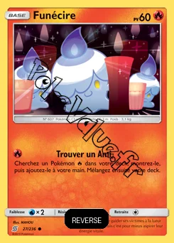 Carte Pokémon Funécire Reverse n°27 de la série Harmonie des Esprits