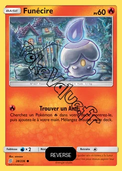 Carte Pokémon Funécire Reverse n°28 de la série Harmonie des Esprits