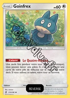 Carte Pokémon Goinfrex Reverse n°173 de la série Harmonie des Esprits