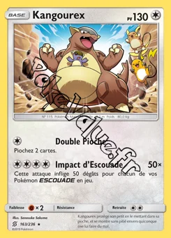 Carte Pokémon Kangourex n°163 de la série Harmonie des Esprits
