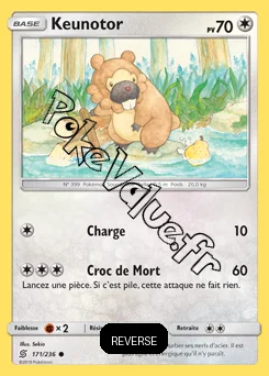 Carte Pokémon Keunotor Reverse n°171 de la série Harmonie des Esprits