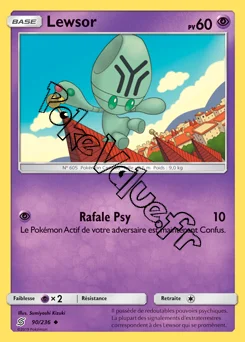 Carte Pokémon Lewsor n°90 de la série Harmonie des Esprits