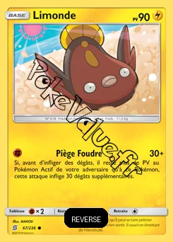 Carte Pokémon Limonde Reverse n°67 de la série Harmonie des Esprits
