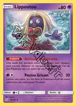 Carte Pokémon Lippoutou n°76 de la série Harmonie des Esprits