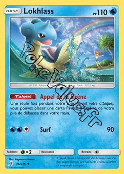 Carte Pokémon Lokhlass n°36 de la série Harmonie des Esprits