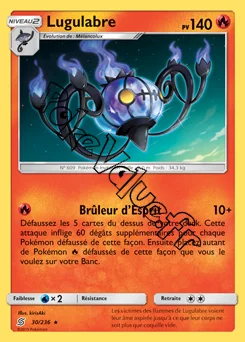 Carte Pokémon Lugulabre n°30 de la série Harmonie des Esprits