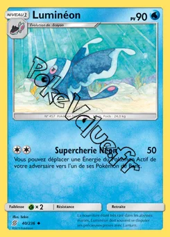 Carte Pokémon Luminéon n°40 de la série Harmonie des Esprits