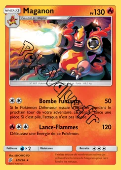 Carte Pokémon Maganon n°22 de la série Harmonie des Esprits