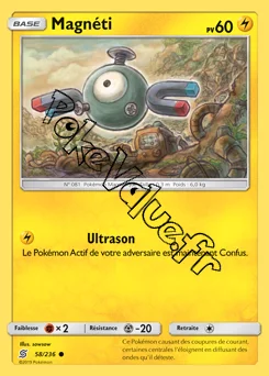 Carte Pokémon Magnéti n°58 de la série Harmonie des Esprits