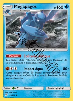 Carte Pokémon Mégapagos n°45 de la série Harmonie des Esprits