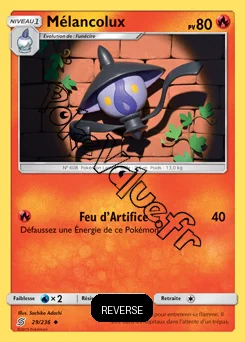 Carte Pokémon Mélancolux Reverse n°29 de la série Harmonie des Esprits