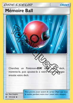 Carte Pokémon Mémoire Ball n°191 de la série Harmonie des Esprits