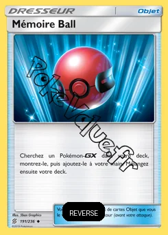 Carte Pokémon Mémoire Ball Reverse n°191 de la série Harmonie des Esprits