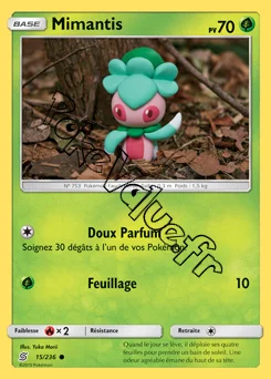 Carte Pokémon Mimantis n°15 de la série Harmonie des Esprits