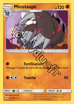 Carte Pokémon Minotaupe n°119 de la série Harmonie des Esprits