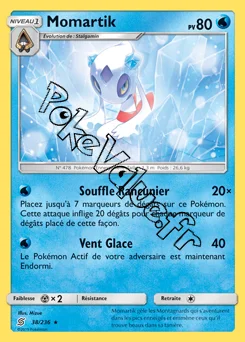 Carte Pokémon Momartik n°38 de la série Harmonie des Esprits