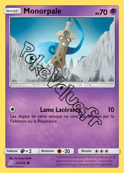 Carte Pokémon Monorpale n°93 de la série Harmonie des Esprits