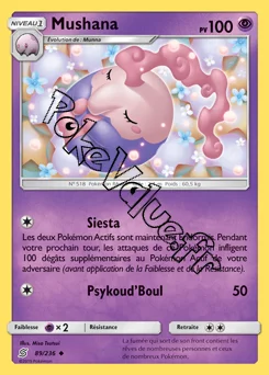 Carte Pokémon Mushana n°89 de la série Harmonie des Esprits