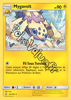 Carte Pokémon Mygavolt n°62 de la série Harmonie des Esprits