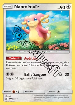 Carte Pokémon Nanméoüïe n°177 de la série Harmonie des Esprits
