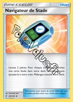 Carte Pokémon Navigateur de Stade n°208 de la série Harmonie des Esprits