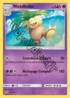 Carte Pokémon Noadkoko n°74 de la série Harmonie des Esprits