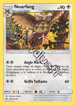 Carte Pokémon Noarfang n°166 de la série Harmonie des Esprits