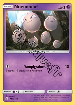Carte Pokémon Noeunoeuf n°73 de la série Harmonie des Esprits