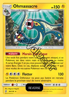 Carte Pokémon Ohmassacre Reverse n°66 de la série Harmonie des Esprits
