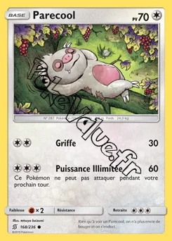 Carte Pokémon Parecool n°168 de la série Harmonie des Esprits