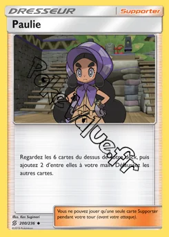Carte Pokémon Paulie n°200 de la série Harmonie des Esprits