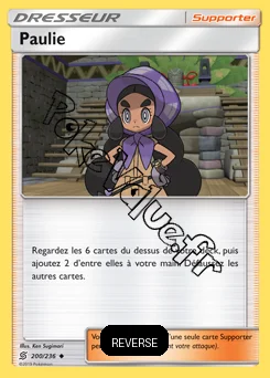 Carte Pokémon Paulie Reverse n°200 de la série Harmonie des Esprits