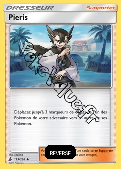 Carte Pokémon Pieris Reverse n°199 de la série Harmonie des Esprits