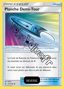 Carte Pokémon Planche Demi Tour Reverse n°211 de la série Harmonie des Esprits